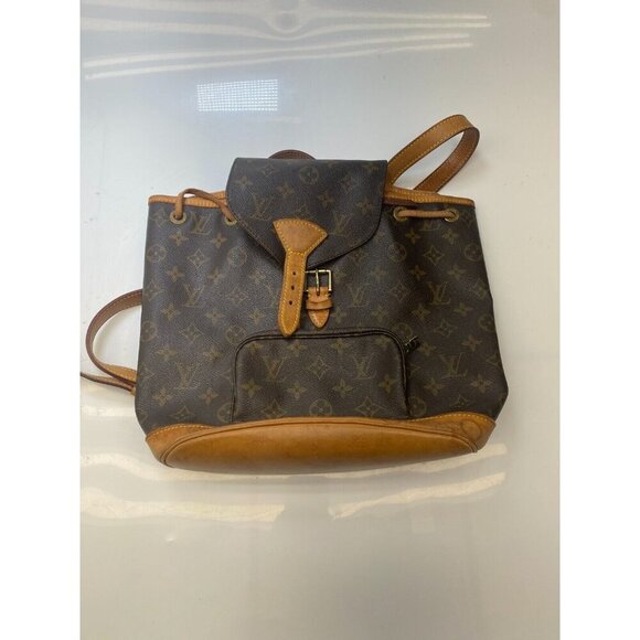 LOUIS VUITTON  Monogram Canvas Montsouris MM Backpack Bag - Picture 1 of 16
